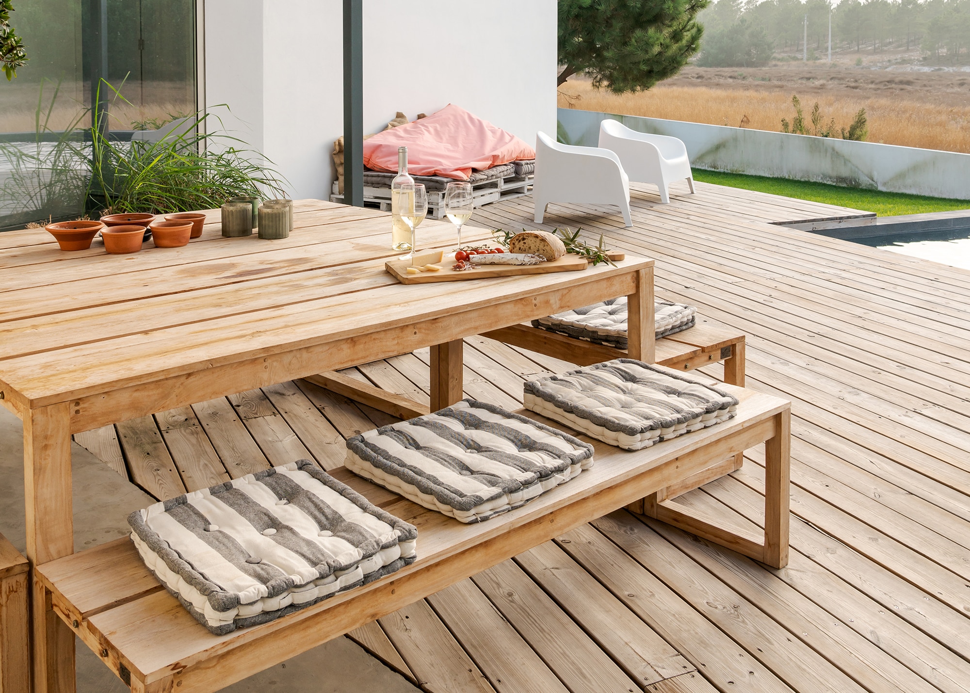 outdoor wooden decks